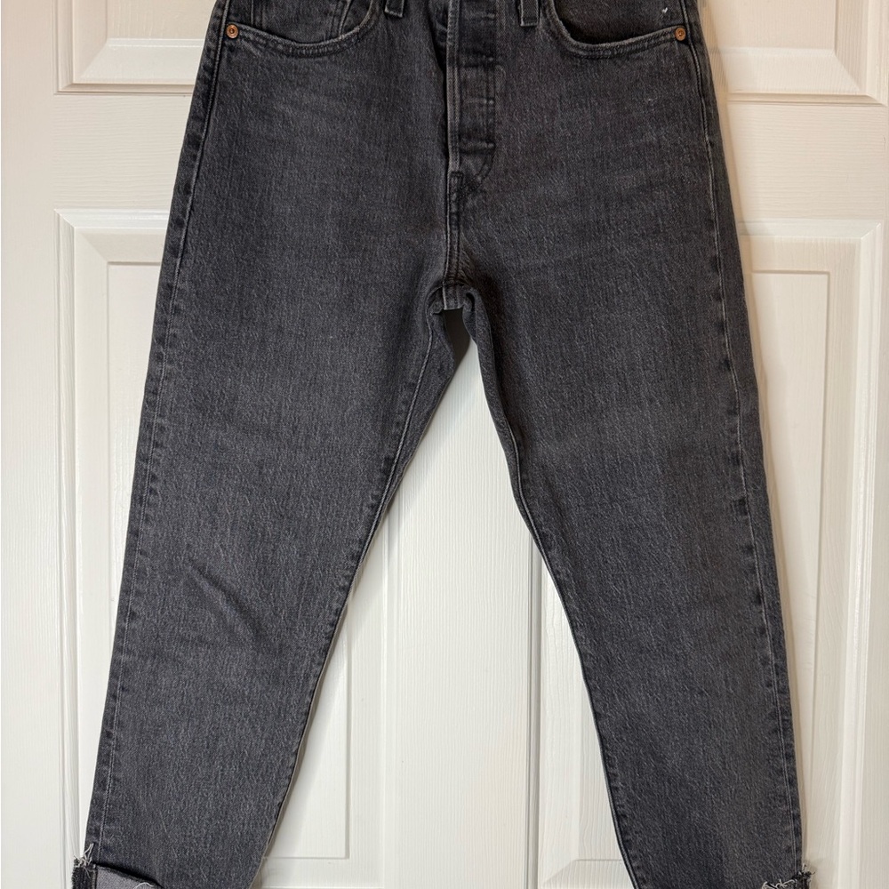 Levi's 501S Dark Gray Straight Jeans